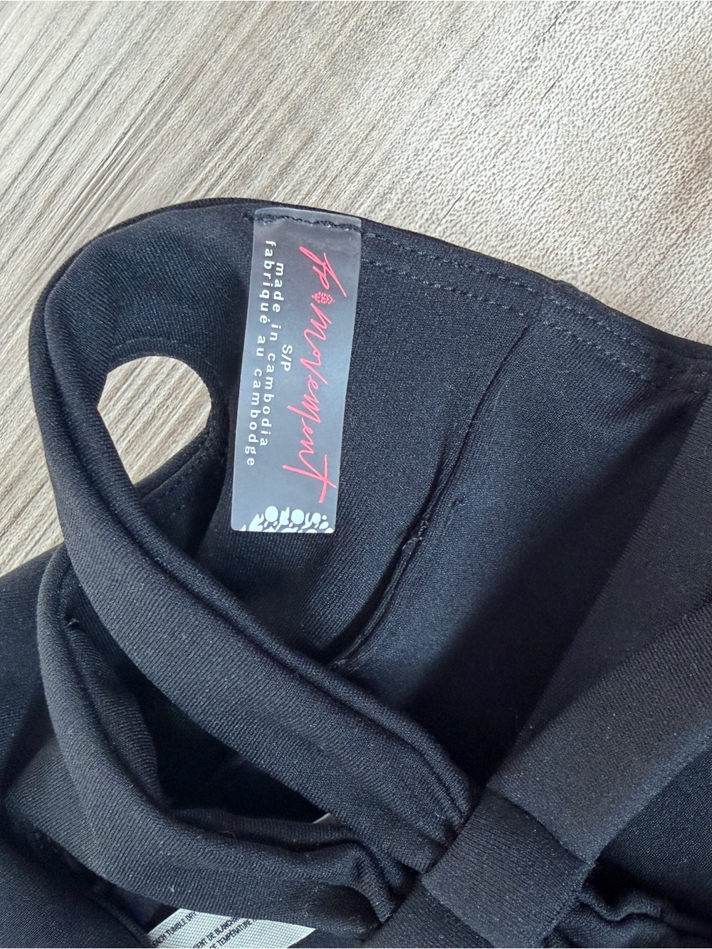 NWOT FP Movement Black One-Shoulder Sports Bra - Picture 4 of 4